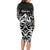 Personalized Italy Trinacria Sicily Long Sleeve Bodycon Dress - Wonder Print Shop