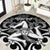 Personalized Italy Trinacria Sicily Round Carpet