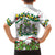 Sicilian Triskelion Family Matching Off Shoulder Maxi Dress and Hawaiian Shirt with Cactus and Lemons LT9 - Wonder Print Shop