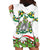 Sicilian Triskelion Hoodie Dress with Cactus and Lemons - Wonder Print Shop