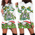 Sicilian Triskelion Hoodie Dress with Cactus and Lemons - Wonder Print Shop