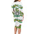 Sicilian Triskelion Long Sleeve Bodycon Dress with Cactus and Lemons - Wonder Print Shop