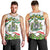 Sicilian Triskelion Men Tank Top with Cactus and Lemons - Wonder Print Shop