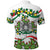 Sicilian Triskelion Polo Shirt with Cactus and Lemons - Wonder Print Shop