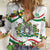 Sicilian Triskelion Women Casual Shirt with Cactus and Lemons