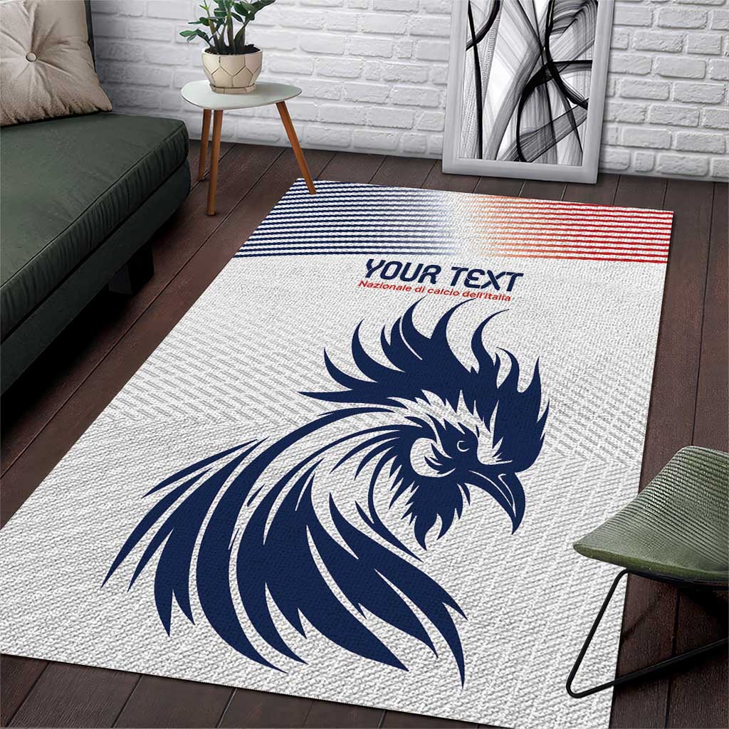 Custom France Football Area Rug Les Bleus Rooster Sporty Style LT9 - Wonder Print Shop