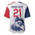 Custom France Football Baseball Jersey Les Bleus Rooster Sporty Style LT9 - Wonder Print Shop