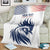 Custom France Football Blanket Les Bleus Rooster Sporty Style