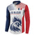 Custom France Football Button Sweatshirt Les Bleus Rooster Sporty Style LT9 - Wonder Print Shop