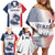 Custom France Football Family Matching Off Shoulder Short Dress and Hawaiian Shirt Les Bleus Rooster Sporty Style LT9 - Wonder Print Shop