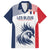 Custom France Football Family Matching Puletasi and Hawaiian Shirt Les Bleus Rooster Sporty Style - Wonder Print Shop