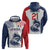 Custom France Football Hoodie Les Bleus Rooster Sporty Style - Wonder Print Shop