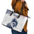 Custom France Football Leather Tote Bag Les Bleus Rooster Sporty Style - Wonder Print Shop