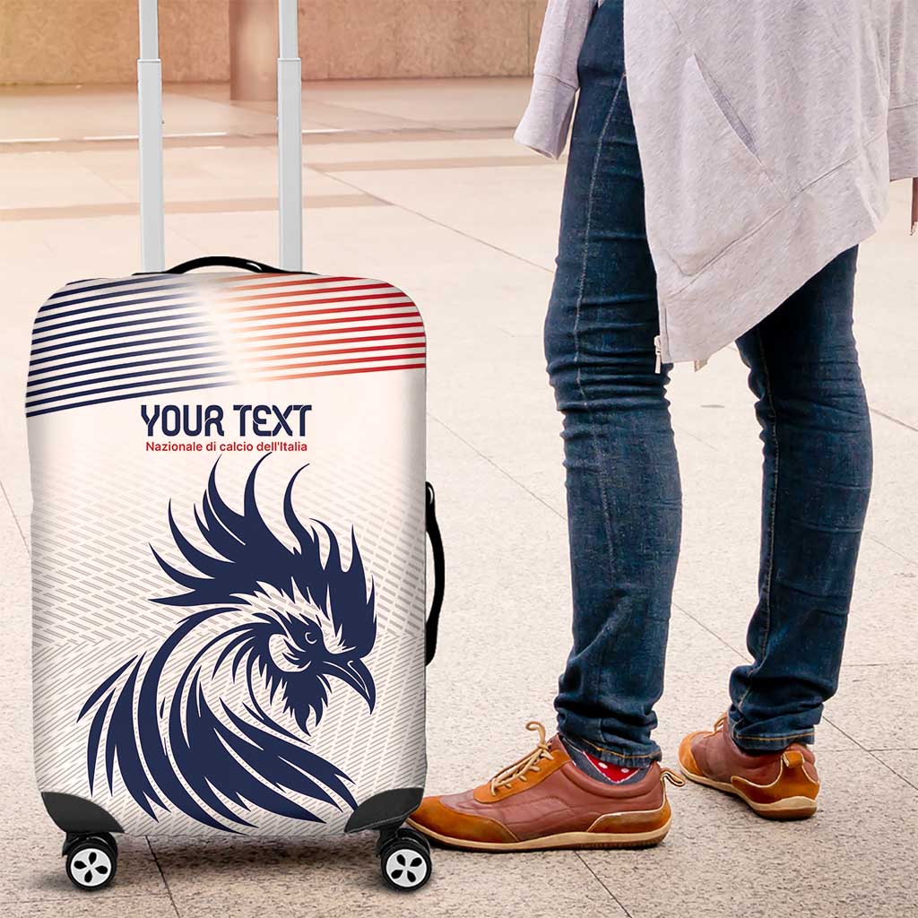 Custom France Football Luggage Cover Les Bleus Rooster Sporty Style - Wonder Print Shop