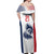 Custom France Football Off Shoulder Maxi Dress Les Bleus Rooster Sporty Style - Wonder Print Shop