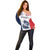 Custom France Football Off Shoulder Sweater Les Bleus Rooster Sporty Style - Wonder Print Shop