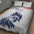 Custom France Football Quilt Bed Set Les Bleus Rooster Sporty Style - Wonder Print Shop