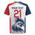 Custom France Football Rugby Jersey Les Bleus Rooster Sporty Style - Wonder Print Shop