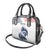 Custom France Football Shoulder Handbag Les Bleus Rooster Sporty Style