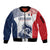 Custom France Football Sleeve Zip Bomber Jacket Les Bleus Rooster Sporty Style - Wonder Print Shop