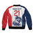 Custom France Football Sleeve Zip Bomber Jacket Les Bleus Rooster Sporty Style - Wonder Print Shop