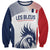 Custom France Football Sweatshirt Les Bleus Rooster Sporty Style - Wonder Print Shop