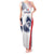 Custom France Football Tank Maxi Dress Les Bleus Rooster Sporty Style - Wonder Print Shop