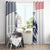 Custom France Football Window Curtain Les Bleus Rooster Sporty Style - Wonder Print Shop