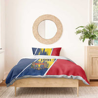Personalized Moldova Independence Day 1991 Bedding Set One People One Nation - Wonder Print Shop