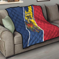 Personalized Moldova Independence Day 1991 Quilt One People One Nation - Wonder Print Shop