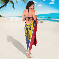 Personalized Moldova Independence Day 1991 Sarong One People One Nation - Wonder Print Shop