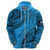 Fiji Rugby Hoodie Kaiviti Fijian Tribal World Cup Blue No1 - Wonder Print Shop