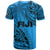 Fiji Rugby T Shirt Kaiviti Fijian Tribal World Cup Blue No1 - Wonder Print Shop