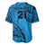 Custom Fiji Rugby Baseball Jersey Kaiviti Fijian Tribal World Cup Blue No1 LT9 - Wonder Print Shop