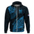 Fiji Rugby Hoodie Kaiviti Fijian Tribal World Cup Blue No2 - Wonder Print Shop