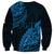 Fiji Rugby Sweatshirt Kaiviti Fijian Tribal World Cup Blue No2 - Wonder Print Shop