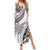 Fiji Rugby Summer Maxi Dress Kaiviti Fijian Tribal World Cup White - Wonder Print Shop