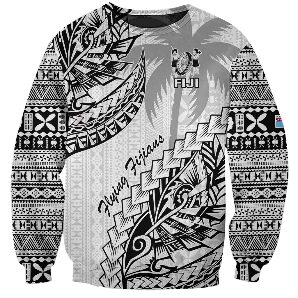 Fiji Rugby Sweatshirt Kaiviti Fijian Tribal World Cup White - Wonder Print Shop