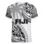 Fiji Rugby Women V Neck T Shirt Kaiviti Fijian Tribal World Cup White - Wonder Print Shop