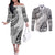 custom-fiji-rugby-couples-matching-off-the-shoulder-long-sleeve-dress-and-long-sleeve-button-shirt-kaiviti-fijian-tribal-world-cup-white