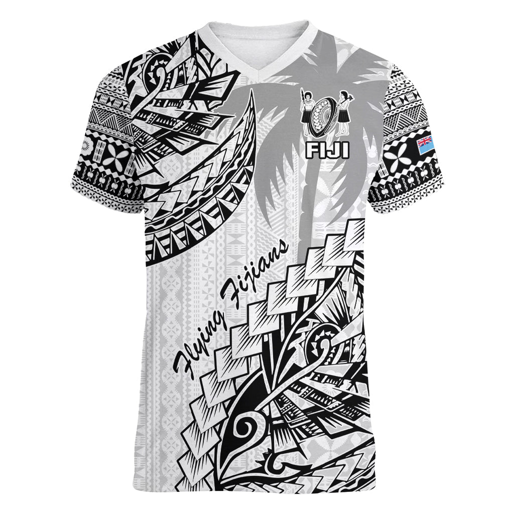 custom-fiji-rugby-women-v-neck-t-shirt-kaiviti-fijian-tribal-world-cup-white