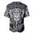 New Zealand Rugby Baseball Jersey Silver Fern All Black Mix Ta Moko White Style LT9 - Wonder Print Shop