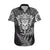 New Zealand Rugby Hawaiian Shirt Silver Fern All Black Mix Ta Moko White Style - Wonder Print Shop