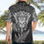 New Zealand Rugby Hawaiian Shirt Silver Fern All Black Mix Ta Moko White Style - Wonder Print Shop