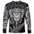 New Zealand Rugby Long Sleeve Shirt Silver Fern All Black Mix Ta Moko White Style - Wonder Print Shop