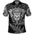 New Zealand Rugby Polo Shirt Silver Fern All Black Mix Ta Moko White Style - Wonder Print Shop