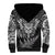 New Zealand Rugby Sherpa Hoodie Silver Fern All Black Mix Ta Moko White Style - Wonder Print Shop