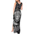 New Zealand Rugby Tank Maxi Dress Silver Fern All Black Mix Ta Moko White Style - Wonder Print Shop