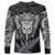 Personalised New Zealand Rugby Long Sleeve Shirt Silver Fern All Black Mix Ta Moko White Style - Wonder Print Shop