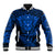 New Zealand Rugby Baseball Jacket Silver Fern All Black Mix Ta Moko Blue Style LT9 - Wonder Print Shop